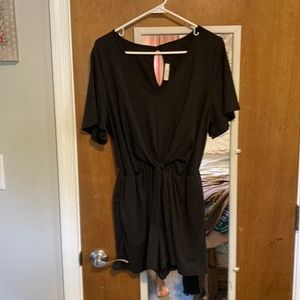 Black short  jumpsuit